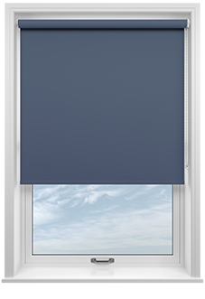 Trinity (Blackout), Prussian Blue - Twist&Fit Roller Blind